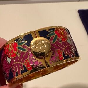 Johnny Was Dragon Hinged Enamel Bracelet